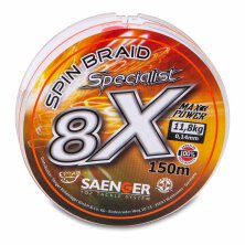 Sänger - 8 X Specialist Spin Braid Fluo Orange 150m