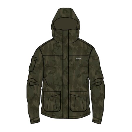 Sonik - Sonik Heavy Weight Padded Jacket Camo