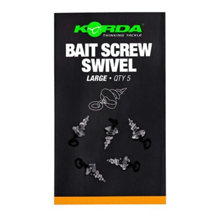 Korda - Micro Ring Swivel Bait Screw - Large