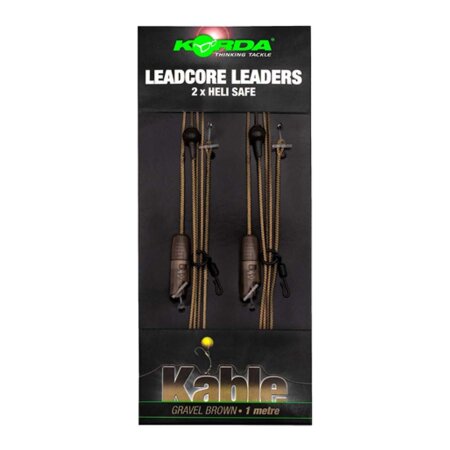 Korda - Leadcore Leader Heli Safe 1m - Gravel