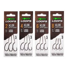 Korda - Loop Rigs Klor Micro Barbed - Size 6 30lb