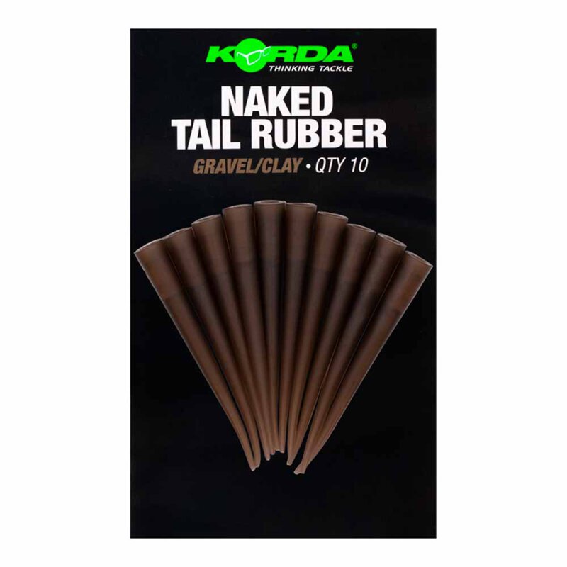 Korda Safe Zone Rubbers - 10 Gummischläuche Silt (Schlamm Braun