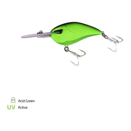 Zeck Fishing - Cat Crank 7,5cm F 3m - Acid Green