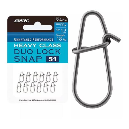 BKK - Duolock Snap-51 - Stainless - Size 000