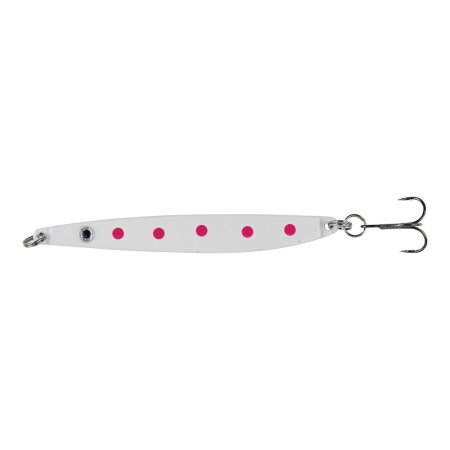 Balzer - Meerforellenblinker Weiß-pink Spots - 18g