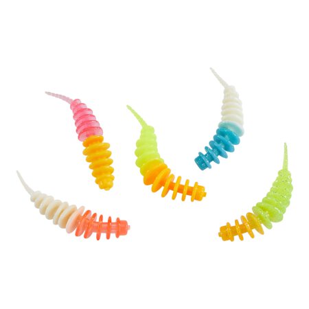 Trout Collector Forellenwürmer Süßer Käse 5cm - Mix 4