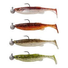 Savage Gear - Fat Minnow T-Tail RTF Mix 7,5cm 5g - Clear...
