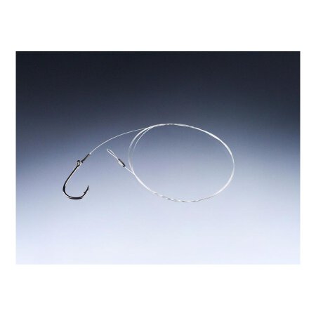 Balzer - Matzes Fluorocarbon Zander Rig mit Einzelhaken 80cm - 2/0 0,33mm