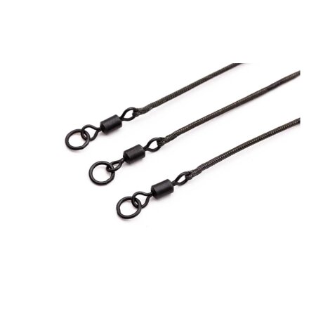 Korda - Kable Leadcore Leader Ring Swivel 50cm - Gravel