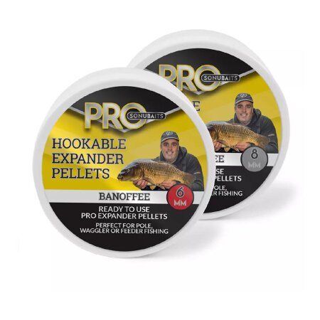 Sonubaits - Pro Hookable Expander Pellets 100g Banoffee - 6mm