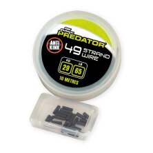 Fox Rage Predator - 49 Strand Steel wire 29kgs/65lbs x...