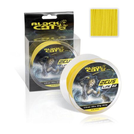 Black Cat - Zeus Line G2 Yellow 400m - 0,38mm 37kg