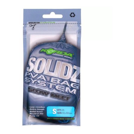 Korda - Solidz Slow Melt PVA Bags - Small