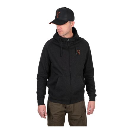 Fox - Collection LW Hoody Black & Orange - XXLarge