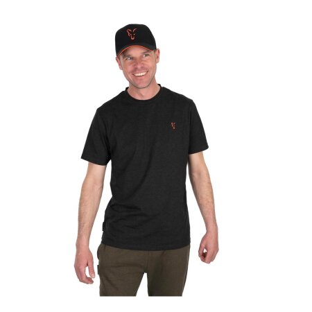 Fox - Collection T-Shirt Black & Orange - XXXLarge