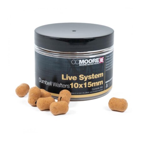 CC Moore - Live System Dumbell Wafters - 10x15mm
