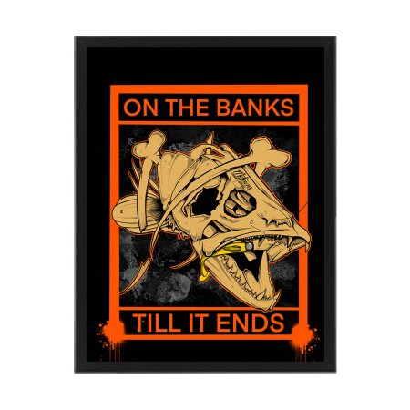 Motowns. Fishing - High Quality Prints - Pike Perch Skull Art