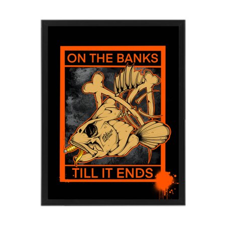 Motowns. Fishing - High Quality Prints - Perch Skull Art