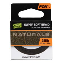Fox - Edges Naturals Soft Braid hooklength 20m - 25lb