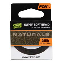 Fox - Edges Naturals Soft Braid hooklength 20m - 35lb