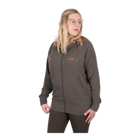 Fox - Women Zipped Hoodie - Medium