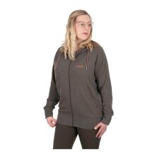 Fox - Women Zipped Hoodie - Large