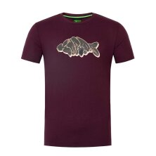 Korda - Outline Tee | Burgundy - XXXLarge