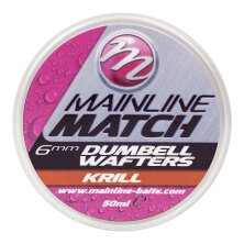 Mainline - Match Dumbell Wafters Red Krill - 6mm