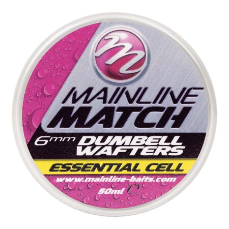 Mainline - Match Dumbell Wafters Yellow Essential Cell - 6mm