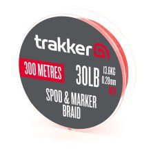 Trakker - Spod Marker Braid Red 300m - 30lb 13.6kg 0.28mm
