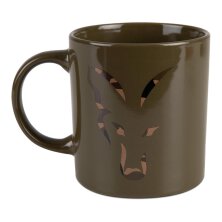 Fox - Head Ceramic Mug - Green and Camo