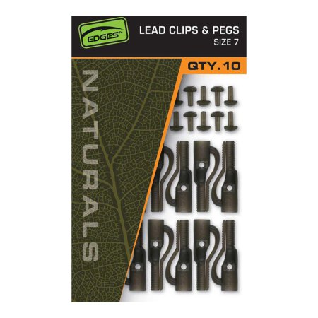 Fox - Edges Naturals Lead Clips &Pegs - Size 7