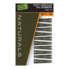 Fox - Edges Naturals Slik Lead Clip Tail Rubber - Size 10