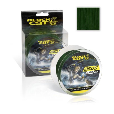 Black Cat - Zeus Line G2 green 400m - Ø 0,55mm 69kg/152lbs