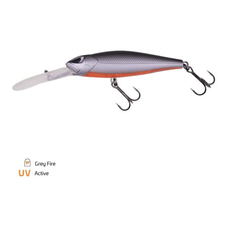 Zeck Fishing - Hitch 7,5cm 2m SU - Grey Fire