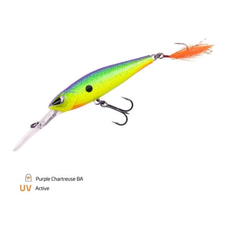 Zeck Fishing - BA Hitch 7,5cm 2m SU - Purple Chartreuse