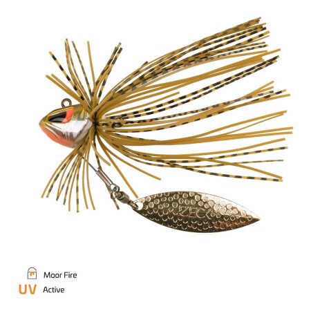 Zeck Fishing - BA Spinner-Rushka 10g - Moor Fire