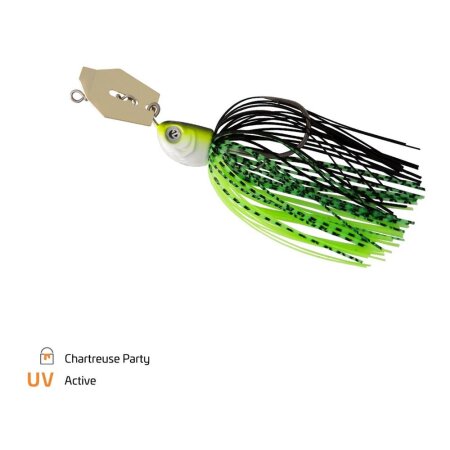 Zeck Fishing - Bladed Jig 6/0 - 21g Chartreuse Party