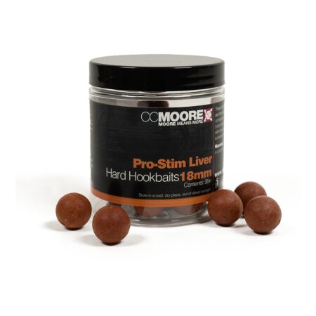 CC Moore - Pro-Stim Liver Hard Hookbaits - 18mm