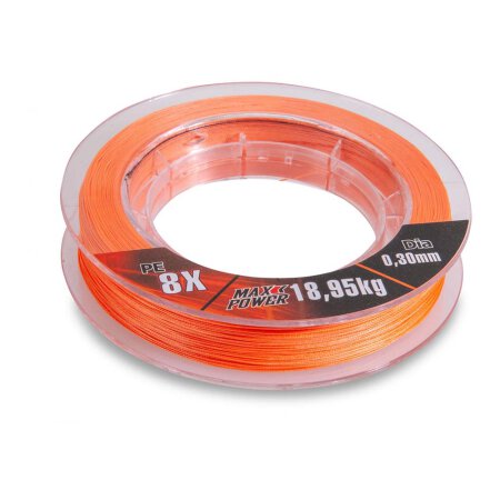 Anaconda - Jungle Orange Sinking Braid 300m - 0,22mm/13,75kg
