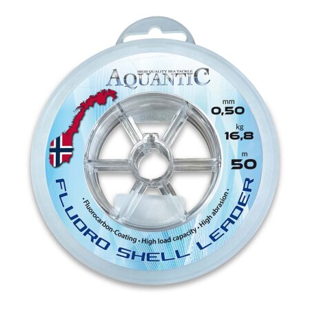 Aquantic - Fluoro Shell Leader 50m - 1,20mm 72,8kg