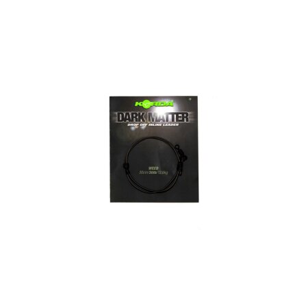 Korda - Dark Matter Leader Drop Off Inline 30lb 30cm - Weed