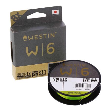 Westin - W6 8 Braid Lime Punch 135m - 0,165mm 8,3kg