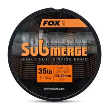 Fox - Submerge Orange Sinking Braid x 600m