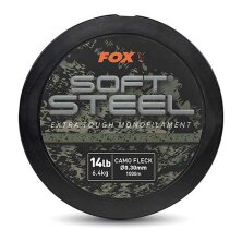 Fox - Soft Steel Fleck Camo Mono x 1000m - 14lb/6.4kg 0.30mm