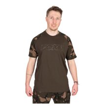 Fox - Khaki/Camo Outline T-Shirt
