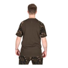 Fox - Khaki/Camo Outline T-Shirt - XLarge