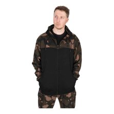 Fox - LW Black/Camo Split Zip Hoody - XLarge