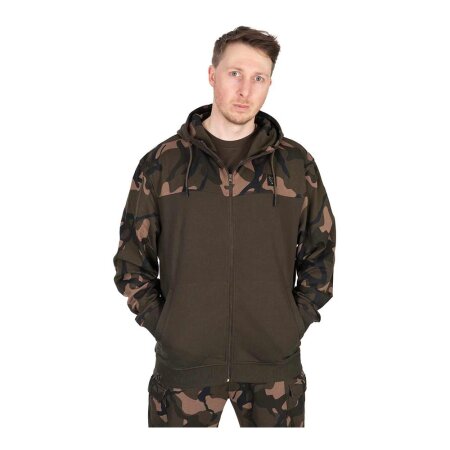 Fox - LW Khaki/Camo Split Zip Hoody