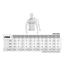 Fox - LW Khaki/Camo Split Zip Hoody